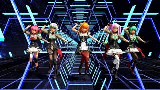 [MMD]艦これ 松・竹・桃・梅・榧 ハイファイレイヴァー｛着衣有り｝