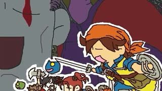 【辰力系イラスト】 ドラゴンクエスト８ ／  絵コンテBGM 「真っ赤な近い」