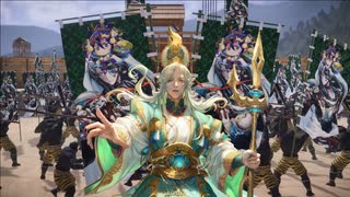 【無編集英傑大戦】5枚天斉の霸者デッキVS4枚玄騎馬盛りデッキ【旅人昇格戦】