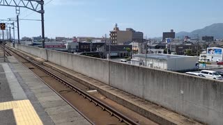 サンライズ出雲92号　出雲市駅入線