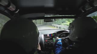 【ラリー車載】ネコステ山岳ラリー 2025 SS8 Hashikura down 3