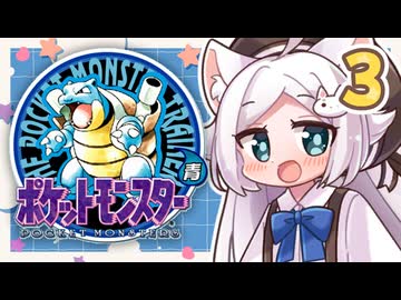 【ポケットモンスター青】四十路間近のおっさんと柴犬たちのポケモンマスターへの道 Part3【オリキャラ実況】
