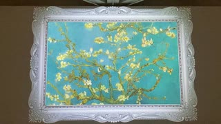 動くゴッホ展　「花咲くアーモンドの木の枝」