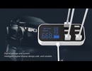 □ 8 in 1 カーチャージャー！QC3.0 + Type-C + LEDディスプレイ！⚡