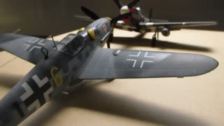 P-51B MUSTANG 1/48 TAMIYA &  Bf109G　1/48 OHTAKI
