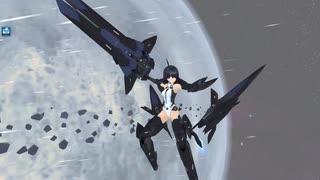 【PC版アリスギア】特殊宙域作戦 Op.ロサカニーナ 21分間の舞踏 V-HARD 消えた怪物 D.MAX Lv200  吾妻 京/濡羽 ソロ【キーボード・標準FPS】