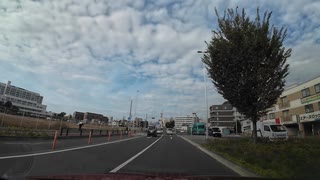 宮城県　大崎市　長者原ＩＣから仙台方面へ　28　銀杏町交差点、鉄砲町付近　マツダ２車載　2024　1109
