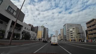 宮城県　大崎市　長者原ＩＣから仙台方面へ　29　鉄砲町、広瀬通、東二番丁通付近　マツダ２車載　2024　1109