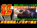 【世界騒然】非常識韓国人が世界で暴走、海外旅行で暴れる韓国人！