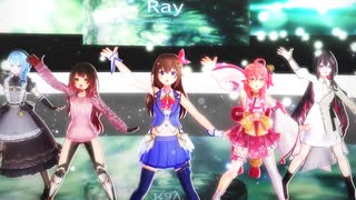 ホロライブ0期生「ray」【MMD】【ホロライブ】‪ @HoshimachiSuisei  @SakuraMiko  @AZKi  @TokinoSora  @Robocosan ​