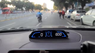 □ GPS HUD スピードメーター – リアルタイム、明るく鮮明！□