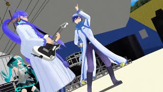 【MMD/VOCALOIDカバー】Tell Your World_リベンジ【神威がくぽ/KAITO/初音ミク】