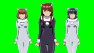 猫コスチュームで踊るエリカ・フォンティーヌGB