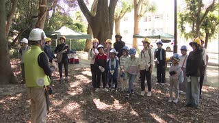 「憩いの森」鴻巣山でワークショップ