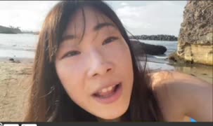 【由紀さおり?】かなたスイカ割り