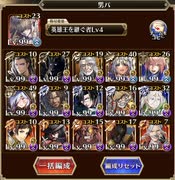 【千年戦争アイギス】魔神ビフロンス降臨16⭐︎4 男性パーティ　（所持バフはあり）