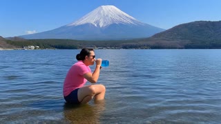 琵琶湖の水飲んでみた