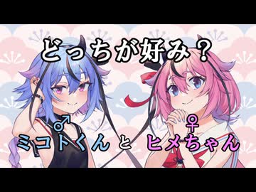 ミコトくんとヒメちゃん