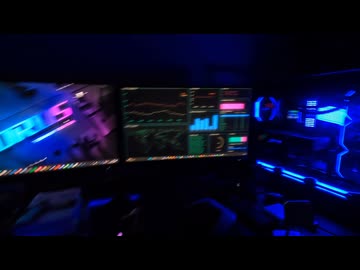 PCで仮想通貨を眺めた7月25日の夜　by GoPro HERO10