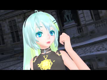 【MMD】Fly to night, tonight(Miku）