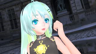 【MMD】Fly to night, tonight(Miku）