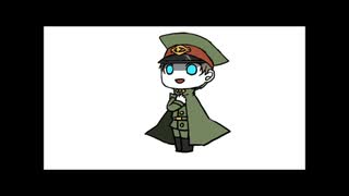 (手描き獄都)佐疫バル+佐疫くんトレーニング