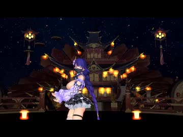 【MMD】ゴスロリ雷電将軍 raiden/AOA - Heart Attack【紳士向け】