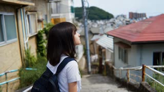 「団地坂道通学路 」MV AI生成動画