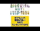 好きな人の理想が高いMBTIランキングTOP5