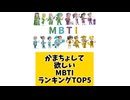 かまちょして欲しいMBTIランキングTOP5