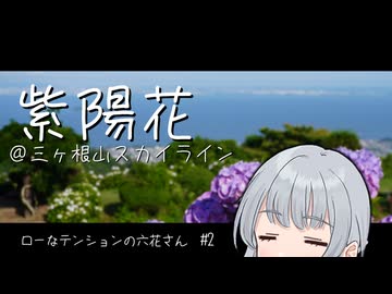 六花さんが紫陽花を見に行くだけ【ローなテンションの六花さん】