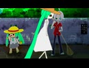 250726/ピコやんと……なんかでかい初音さん