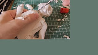 剣崎雌雄を制作する　その１