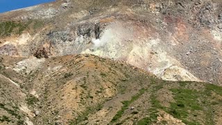 福島県　浄土平4　一切経山の噴煙の様子　2025　0719