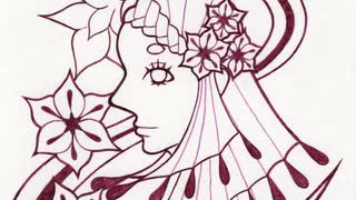 【歌って描いてみた】エンパープル - はるまきごはん covered by Nie #Short