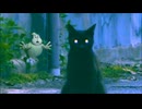 夜の猫とゴースト？