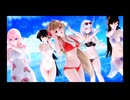 【MMD】Summer Time SPS式千斗いすず、愛宕、高雄、シリアス、ユーニス水着版