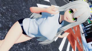 【Blue Archive/MMD】  メランコリックC.S.Portリアレンジ  【十六夜ノノミ・体操服】