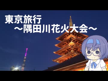 東京旅行～隅田川花火大会～