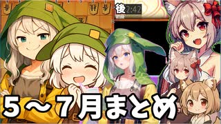 【将棋ウォーズ】５～７月に投稿した将棋ウォーズ動画まとめ【COEIROINK実況】