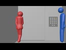エレベーターの中でお腹が痛くて我慢の限界！(パート2)