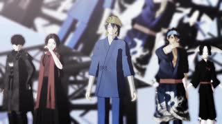 【mmd刀剣乱舞】Feel Like dance / Globe（サビだけ）【三日月・加州・陸奥守・同田貫・小烏丸】