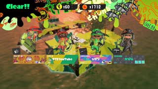 [rin] スプラトゥーン３ part.198 ランク42 サーモンラン 「こちら、かびよん（かびな）氏とのコラボ動画となります！」 [不定期] プレイ動画