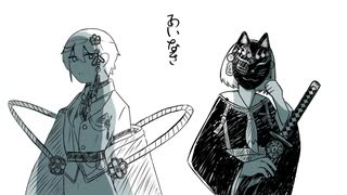 【人力コンパス】合/い/鳴/き【鬼ヶ式うら・狐ヶ咲甘色】