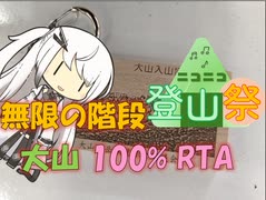 【パワポ紙芝居】無限の階段、大山・100%RTA【#ニコニコ登山祭】