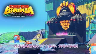 【ドンキーコング バナンザ】貯水湖の階層(バナナ集め、長老の試練) Part 24【ネタバレあり】