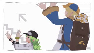 【ポケモンMMD】ゴーゴー幽霊船【ウォロ/N】