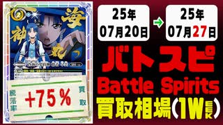 バトスピ 買取相場《164枚/週》｜07月20日～07月27日 ＜500円以上騰落＞ #バトルスピリッツ #バーニングレガシー #REBIRTHOFLEGENDS