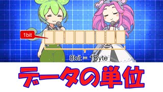 [丸暗記しましょう] データの単位