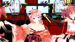 【重音テト】テトさんたちで「神のまにまに」【MMD】